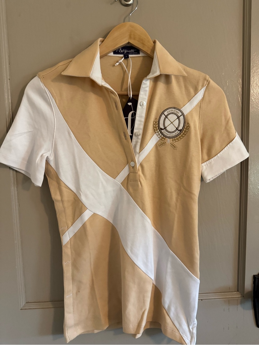 French women’s Golf Set uniform in cotton with pleated skirt